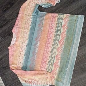 🔥🔥🔥EZL vintage 90s Aztec Southwestern sweatshirt L USA